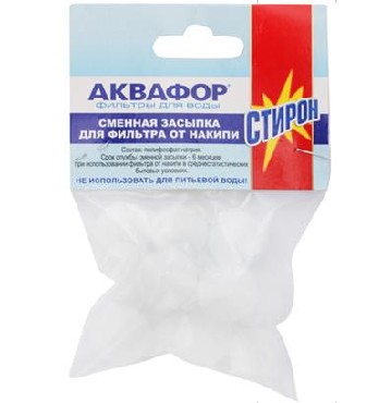 Сменная засыпка "Аквафор" для фильтра от накипи (полифосфат натрия)