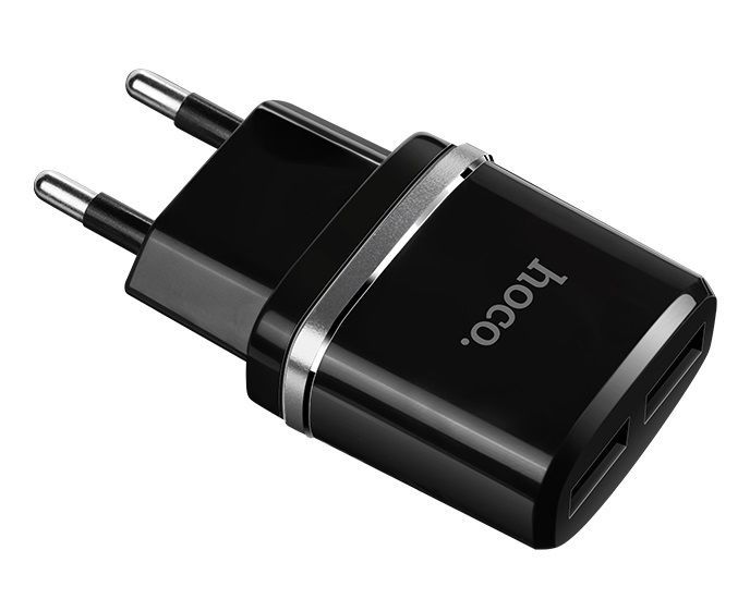 СЗУ "HOCO" C12 2USB 2.4A черный