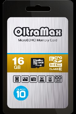 Карта памяти "Oltramax" MicroSDHC 16GB Class10