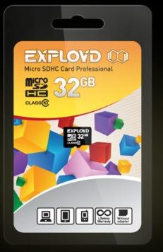 Карта памяти "Exployd" MicroSDHC 32GB Class10