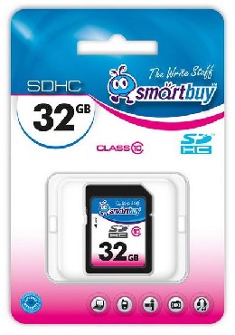 Карта памяти "Smartbuy" (SB32GBSDCL10-00) SDHC 32GB Class10