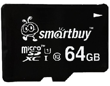 Карта памяти "Smartbuy" MicroSDXC 64GB Class10 UHS-1