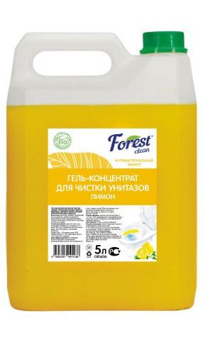 Гель-концентрат "FOREST CLEAN" для чистки унитазов "Лимон" 5 л