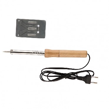 Паяльник "SPARTA" с ручкой из дерева, 60 Вт, 220 В 913103