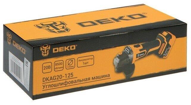 Углошлифовальная машина "Deko" DKAG20-125 063-2150