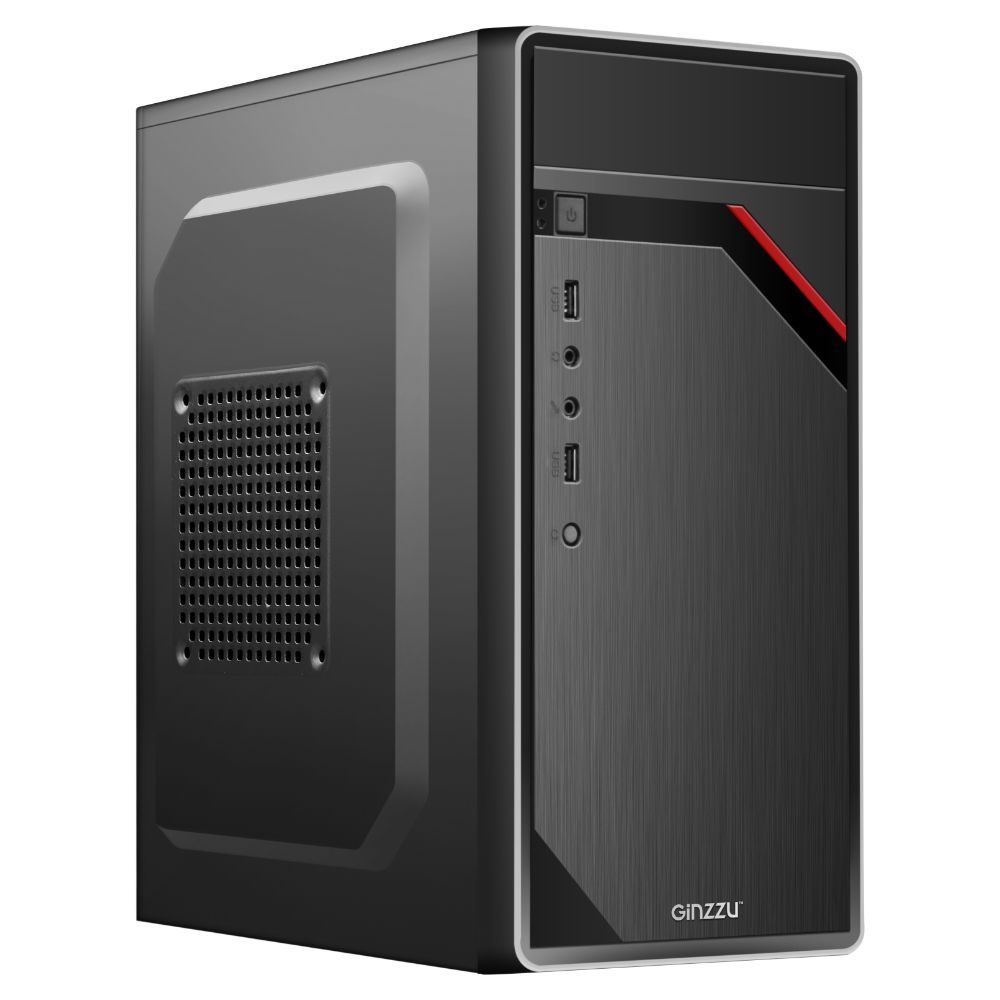 Корпус "Ginzzu" D180 2*USB 2.0,AU (17223)