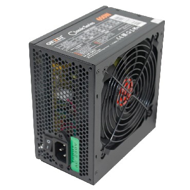 Блок питания "Ginzzu" CB650 12CM black,24+4p,2 PCI-E(6+2), 4*SATA, 3*IDE,оплетка MB, кабель питания