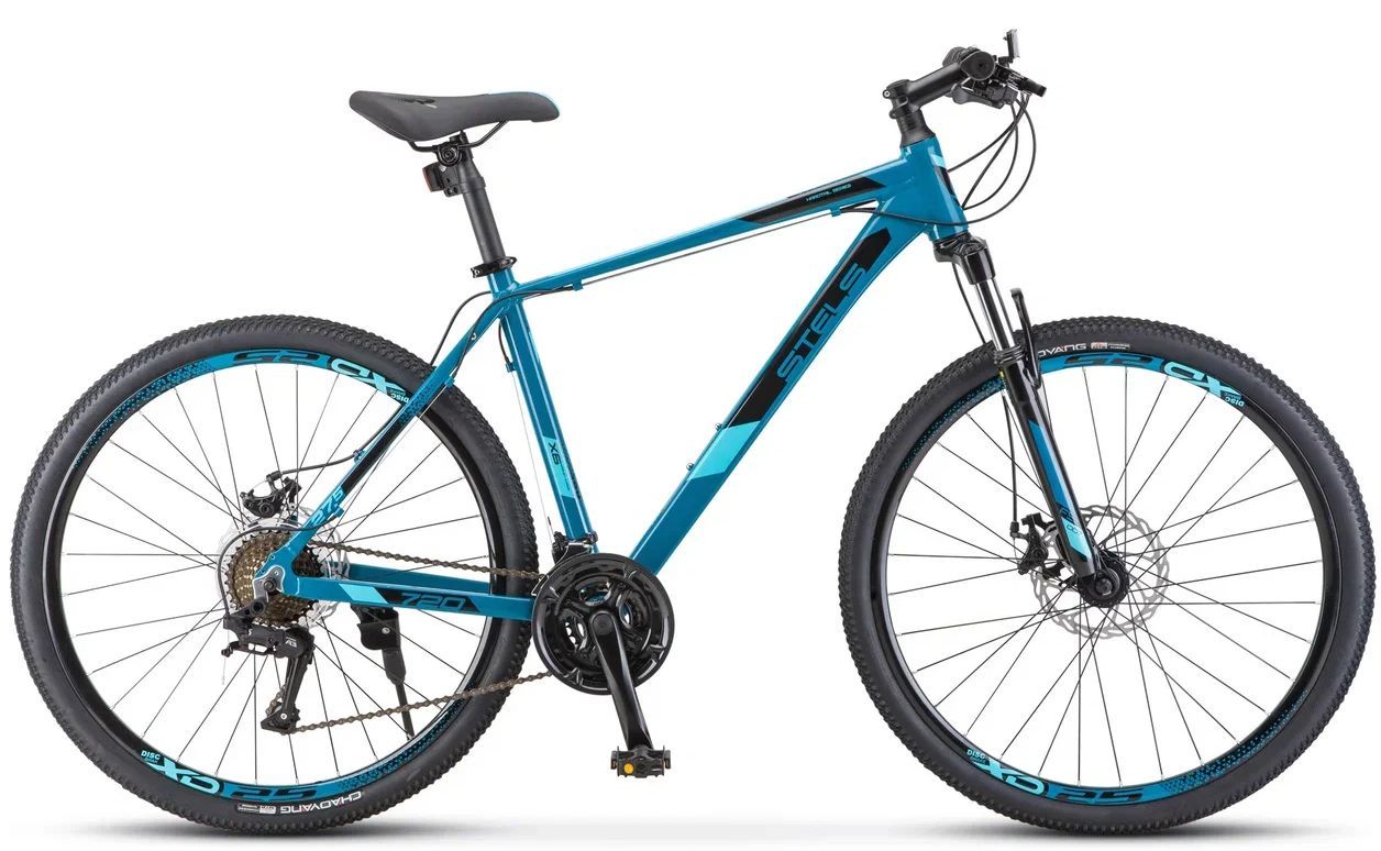 Велосипед "Stels" Navigator-720 MD 27.5" V010 LU094366 LU088201 15.5" Тёмный чирок 2021