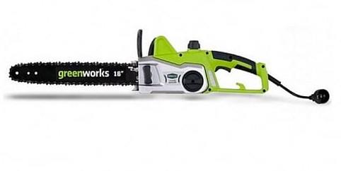 Электрическая цепная пила "GreenWorks" GCS2046, 2000W, 45 см