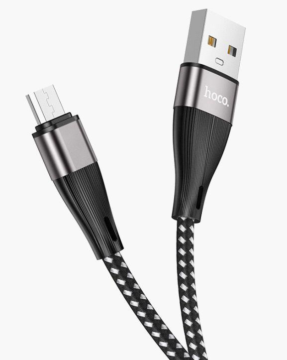 Кабель "Hoco" (6931474741424) X57m USB (m) - microUSB (m) 1.0м - черный