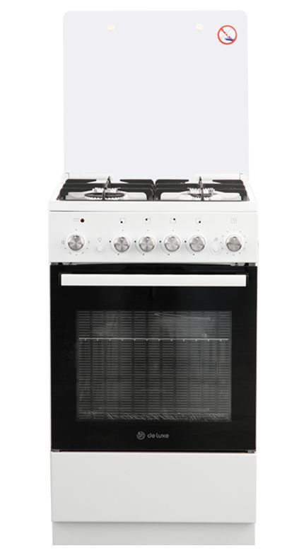 Комбинированная плита"De Luxe" 5040.40гэ(кр)чр белый