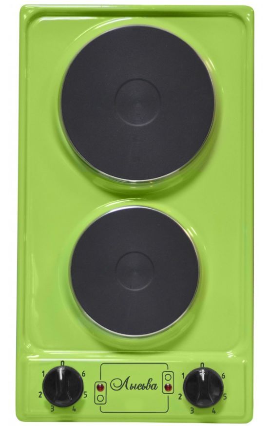 Электрическая плита "Лысьва" ЭПБ21 зеленое яблоко