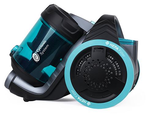 Пылесос "BQ" VC1607C Серый-голубой