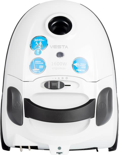 Пылесос "Vesta" V1B1600 Белый Ex