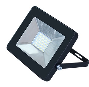 Прожектор "Ecola" JPBV20ELB 20.0W 220V 4200K IP65 тонкий Черный 146х102х17
