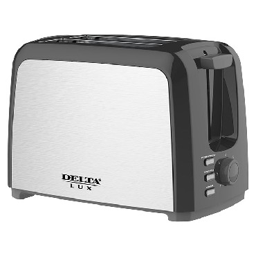 Тостер "Delta Lux" DL-090 нерж.,черный