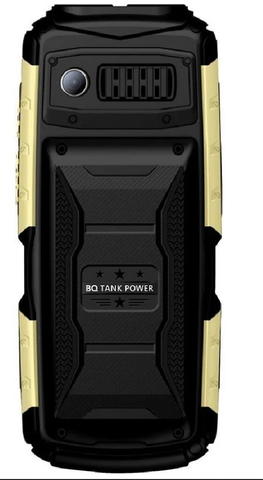 Телефон мобильный "BQ" 2430 Tank Power Black/Gold