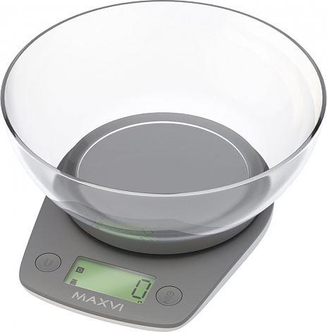 Весы "Maxvi" KS102P grey