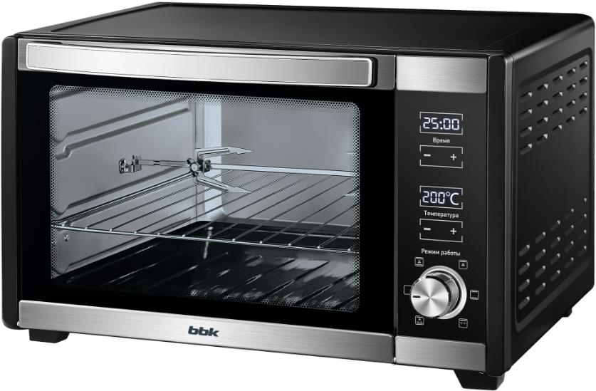 Жарочный шкаф "BBK" OE3081D черный/нержавеющая сталь