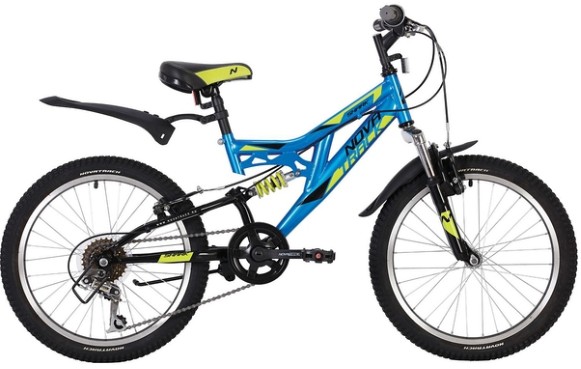 Велосипед "Novatrack" 20SS6V.SHARK.BL20 20" SHARK, синий 139750