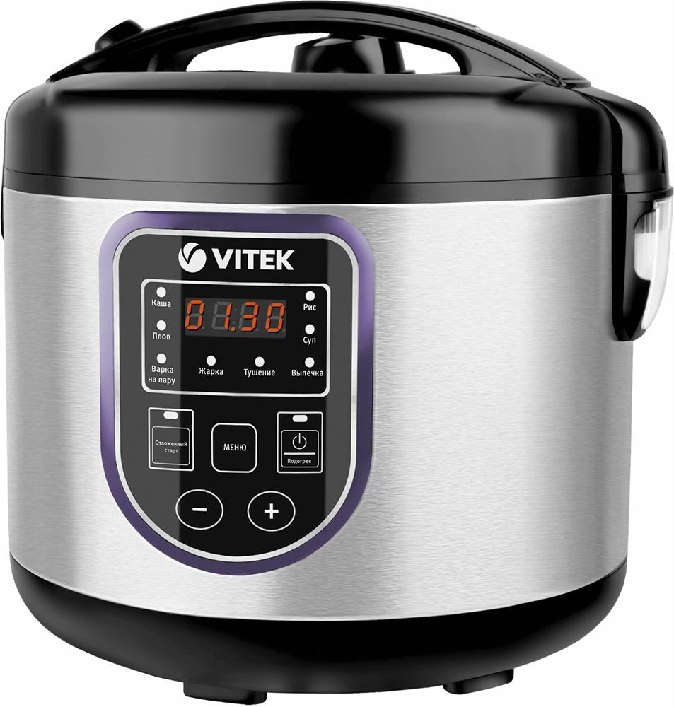 Мультиварка "Vitek" VT-4202 серебристый/черный