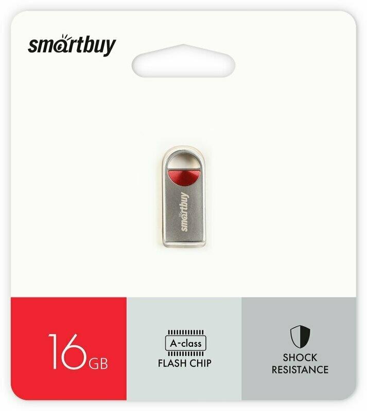 Флеш-диск "Smartbuy" (SB016GBMC8) UFD 2.0 016GB MC8 Metal Red