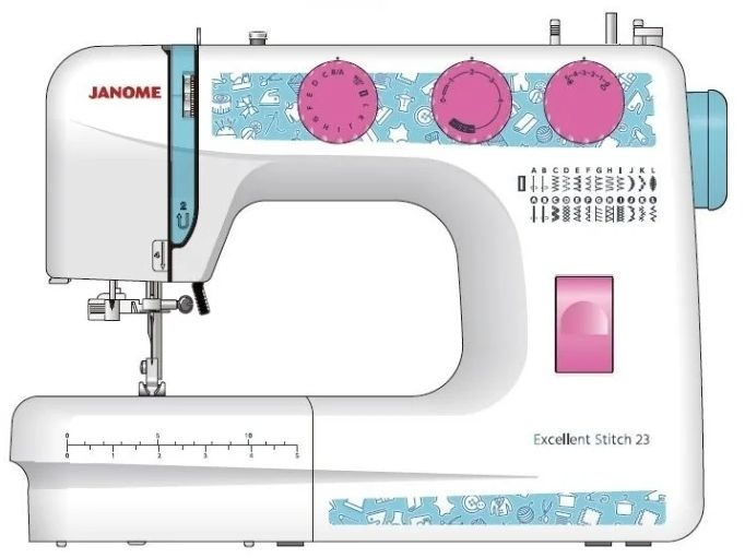 Швейная машина "Janome" Excellent Stitch 23 белый