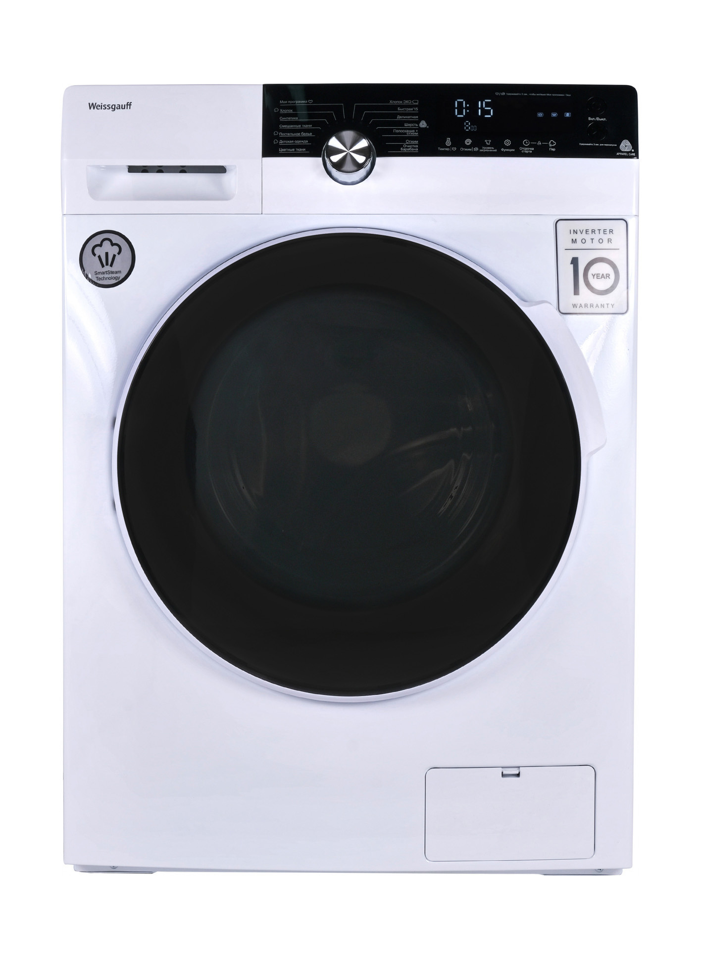 Стиральная машина "Weissgauff" WM4947DC Inverter Steam