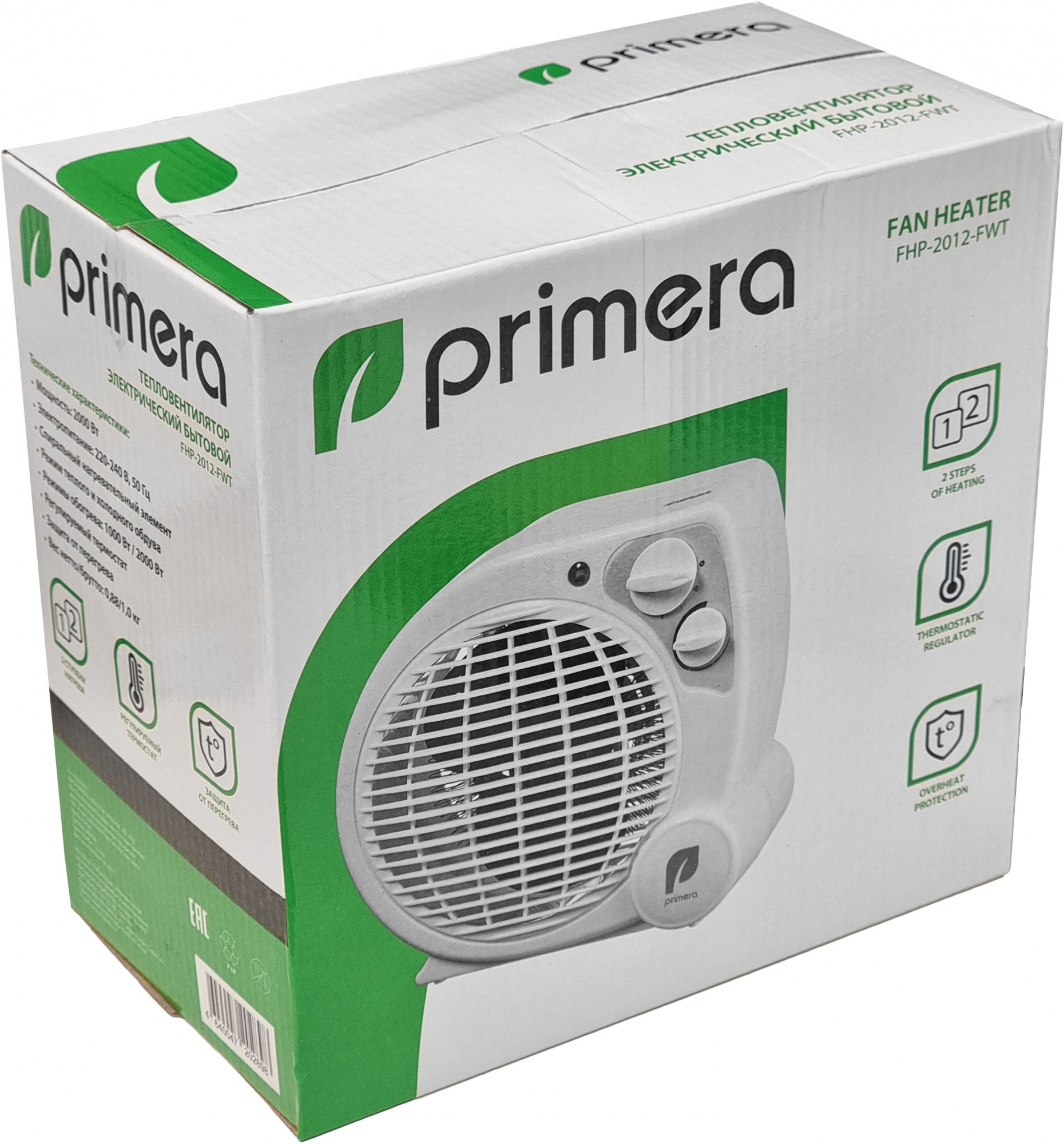 Тепловентилятор "Primera" FHP-2012-FWT