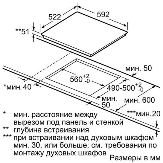 Встраиваемая поверхность "Bosch" PIF651FB1E