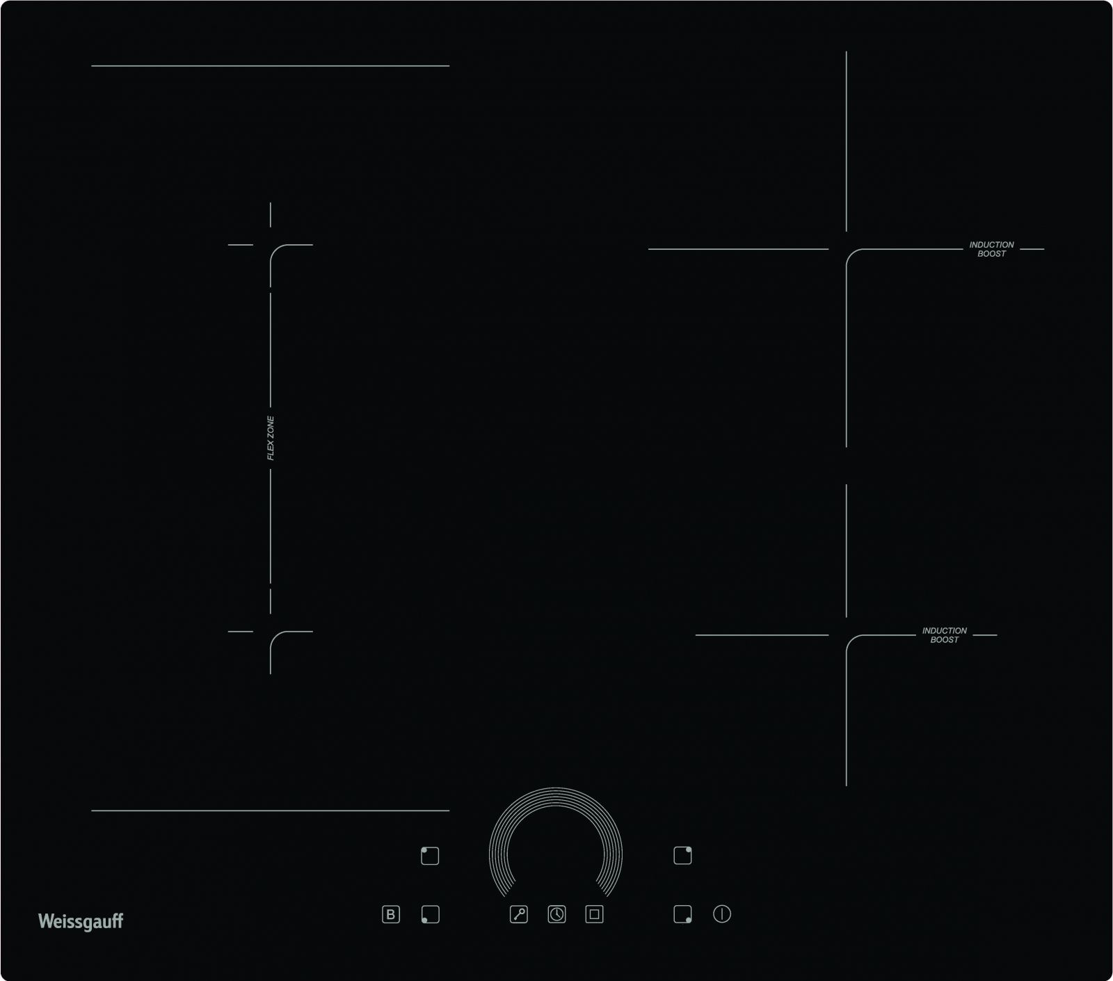 Встраиваемая поверхность "Weissgauff" HI643BFZC