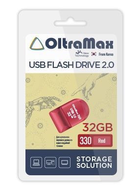 Флеш-диск "Oltramax" OM-32GB-330-Red