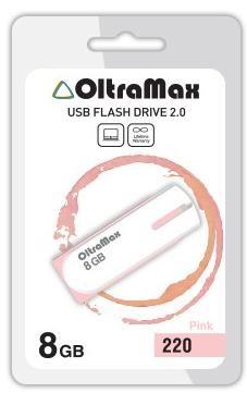 Флеш-диск "Oltramax" OM-8GB-220-розовый