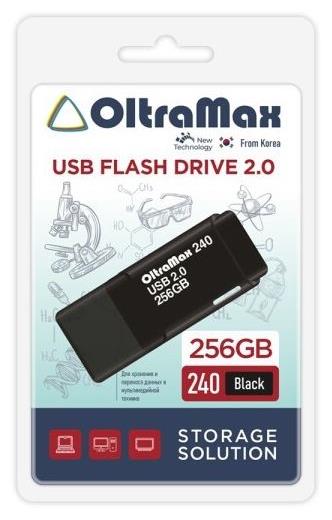 Флеш-диск "Oltramax" 256GB 240 Black 2.0 [OM-256GB-240-Black]