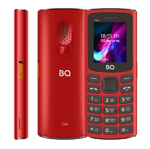 Телефон мобильный "BQ" 1862 Talk Red