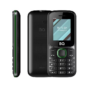 Телефон мобильный "BQ" 1848 Step+ Black/Green