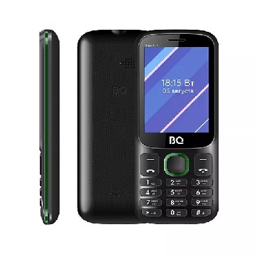 Телефон мобильный "BQ" 2820 Step XL+ Black/Green