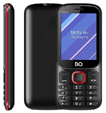 Телефон мобильный "BQ" 2820 Step XL+ Black/Red