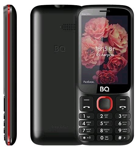 Телефон мобильный "BQ" 3590 Step XXL+ Black/Red