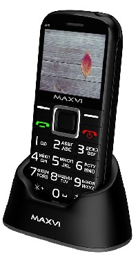 Телефон мобильный "Maxvi" K15n black