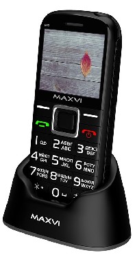 Телефон мобильный "Maxvi" K20 blue