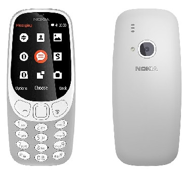 Телефон мобильный "Nokia" 3310 DUOS Grey