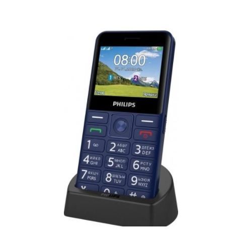 Телефон мобильный "Philips" Xenium E207 Blue