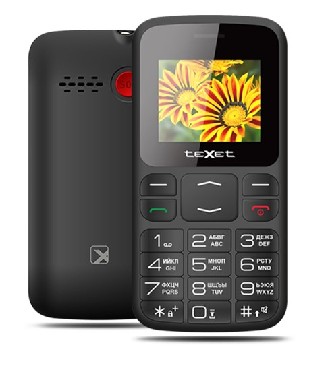 Телефон мобильный "TeXet" TM-B208 черный