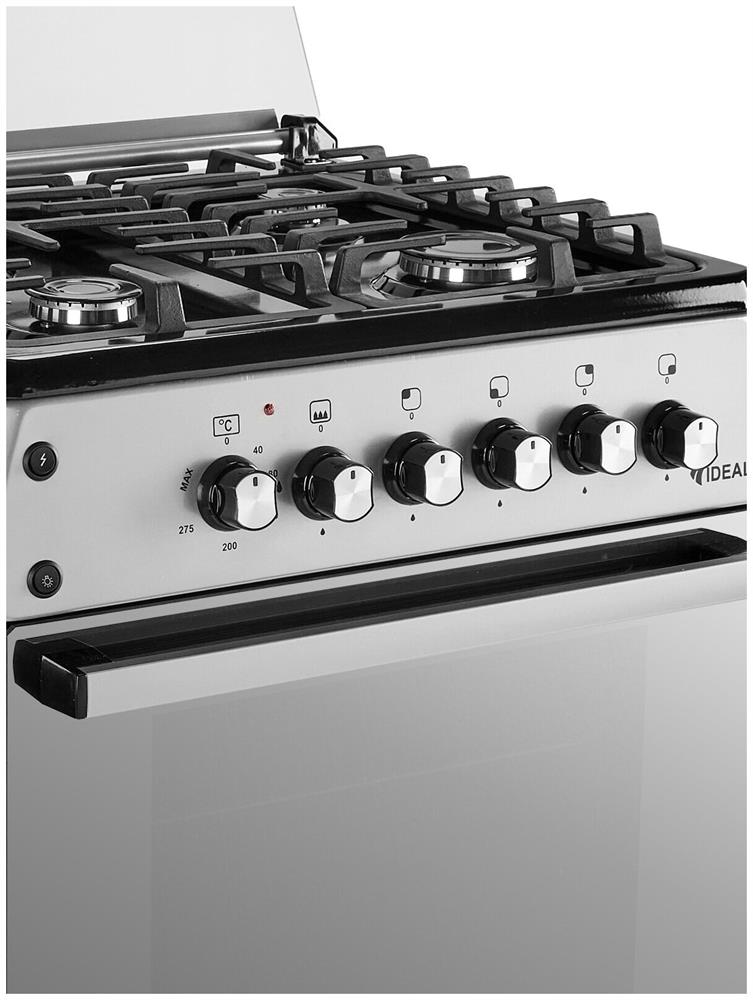 Комбинированная плита "Ideal" L155 ГК чуг.серый