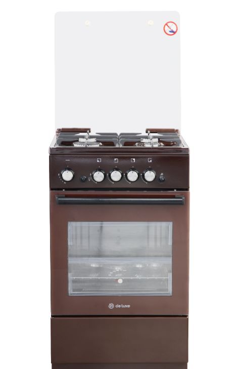 Газовая плита "De Luxe" 5040.32г (кр) чр 014 коричневый
