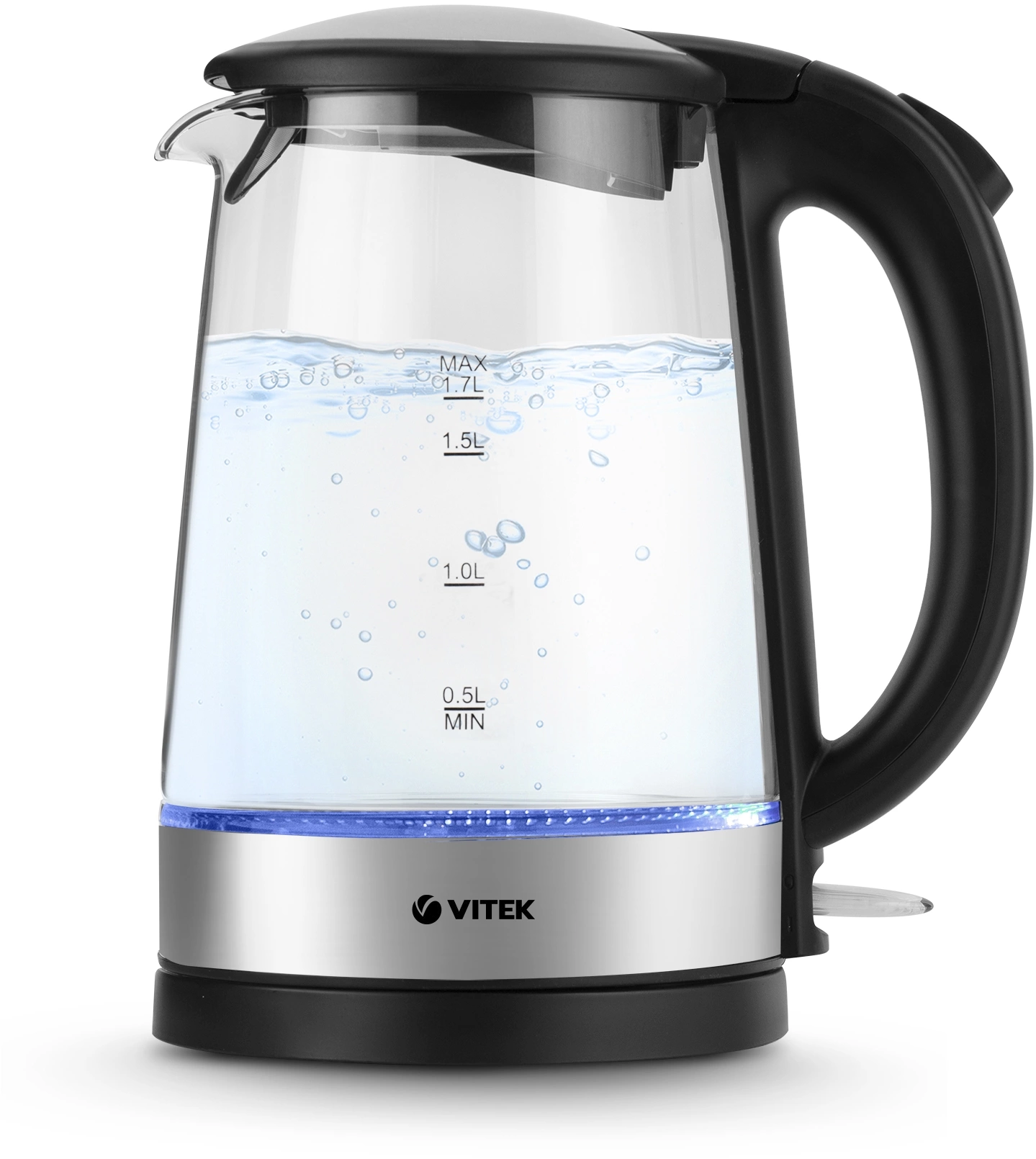 Чайник "Vitek" VT-8810 серебристый/черный