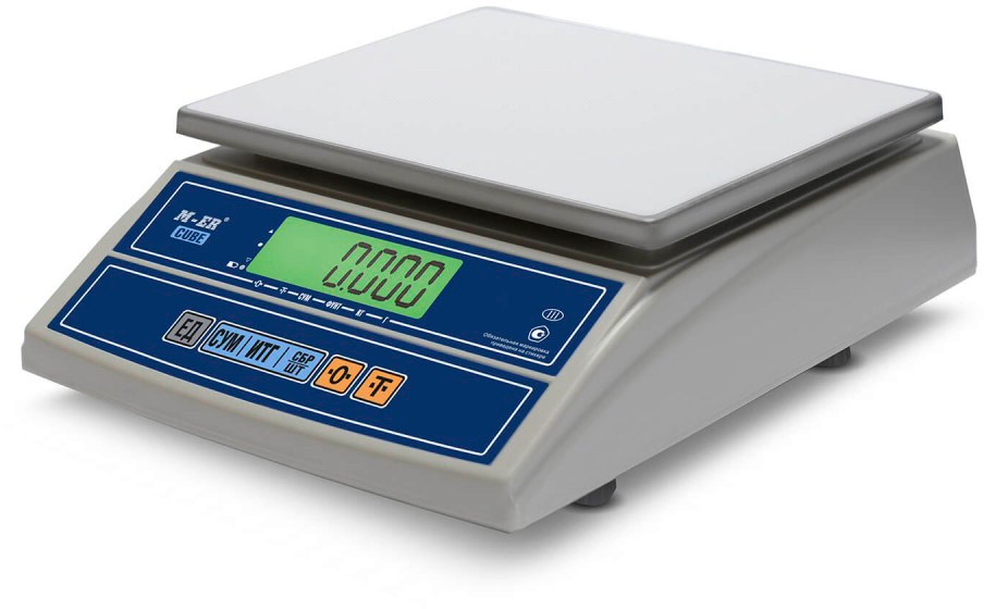 Весы фасовочные "Mertech" M-ER 326AF-6.1 LCD белый (3052)