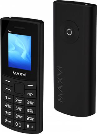 Телефон мобильный "Maxvi" C40 Black