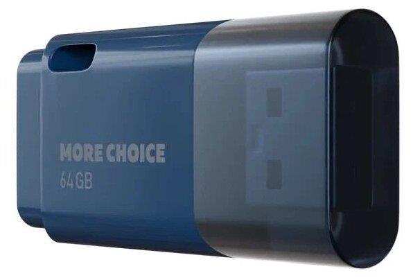 Флеш-диск "MORE CHOICE" (4610196401114) MF64 USB 64GB 2.0 Dark Blue